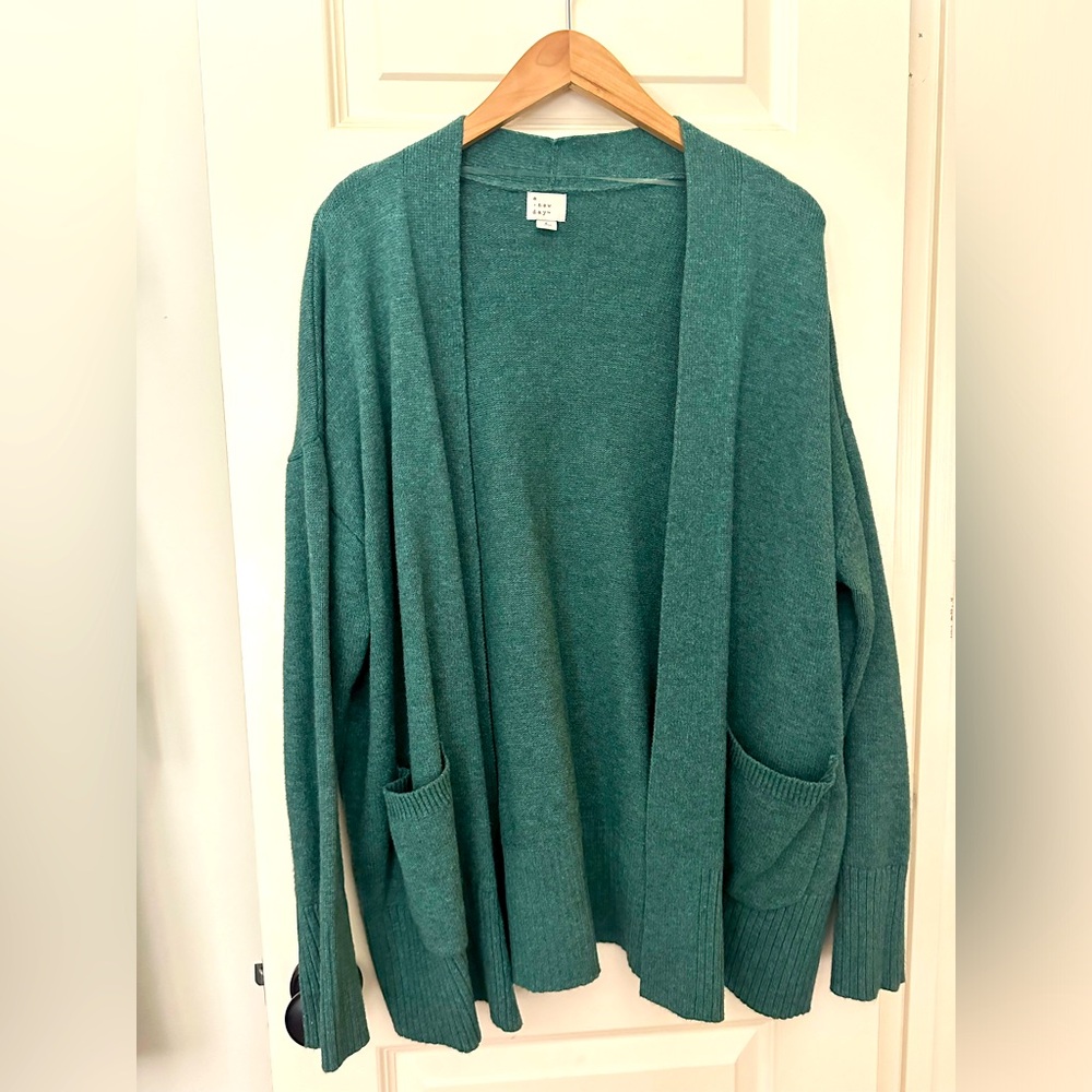 Green Cardigan